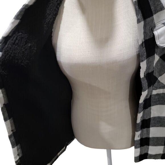 VSTR Premium Check Faux Shearling-Lined Jacket - Picture 2 of 6